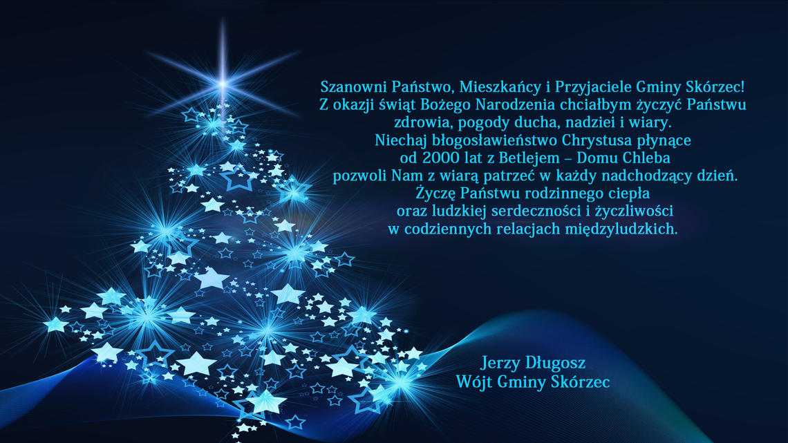 Życzenia świąteczne od Wójta Gm. Skórzec